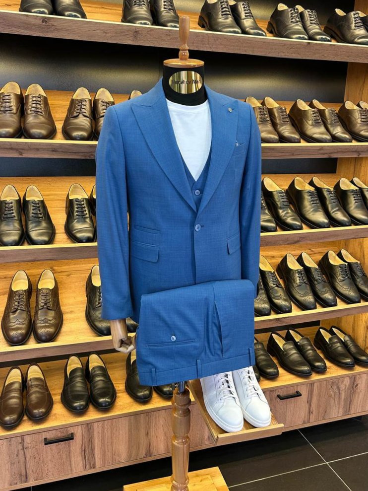 Костюм MAZALTOVMAN 3-ка премиум Темно-голубой