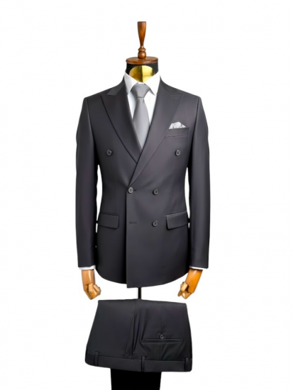 Костюм MAZALTOVMAN 2-ка двубортный премиум Черный