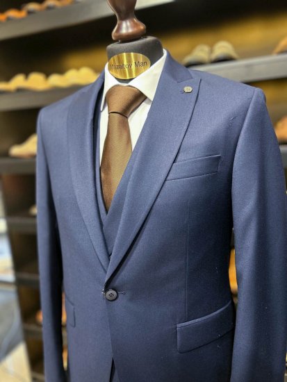 Костюм MAZALTOVMAN 3-ка Синий премиум