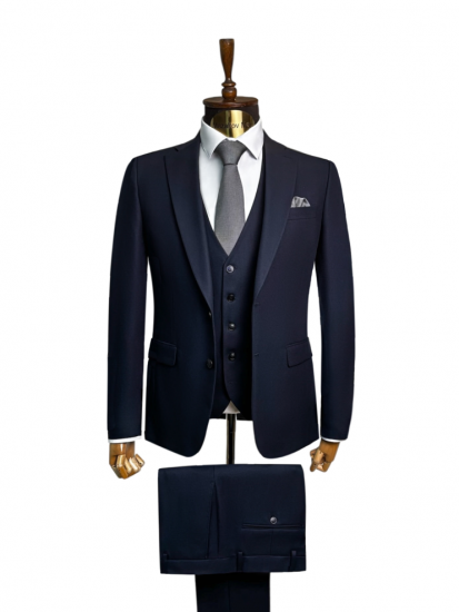 Костюм MAZALTOVMAN 3-ка премиум Синий фактурный