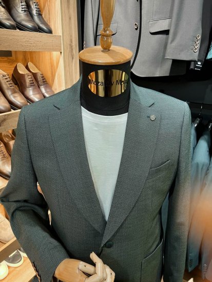 Костюм MAZALTOVMAN 2-ка премиум Зеленый фактурный молодежный