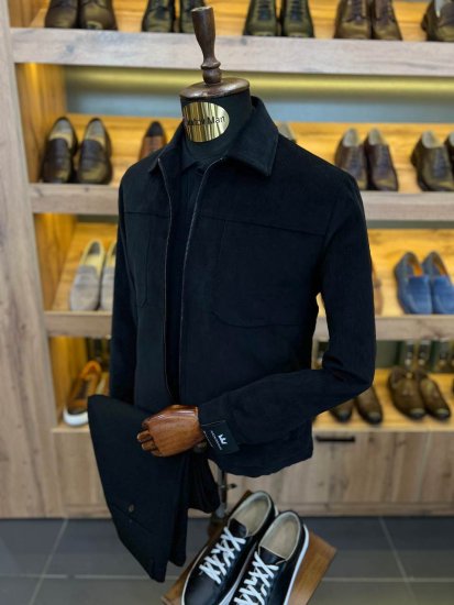 Куртка MAZALTOVMAN премиум Черная вельветовая