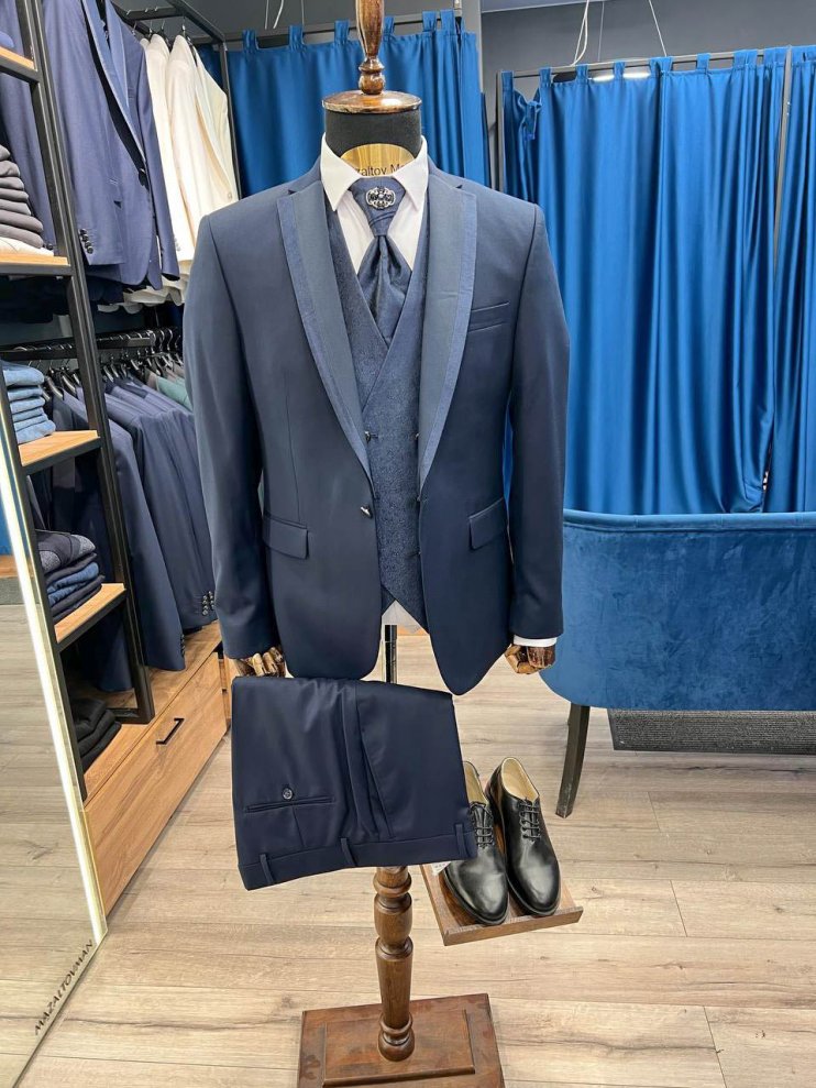 Смокинг MAZALTOVMAN 3-ка премиум Синий